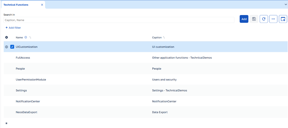 License Management technical functions